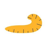 Tailor's pattern ruler. sewing tool. illustration. vector