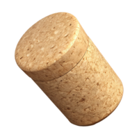 mesmerizing industrial Professional render of a single cork, hyper-specific, isolated cutout with Transparent Background luxury png