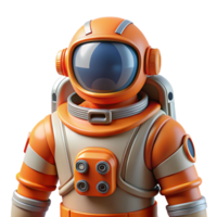 beautiful exceptional Concept art style, ultra-detailed, isolated cutout of a single, futuristic astronaut spacesuit, featuring advanced life support systems with Transparent Background png