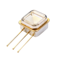 Compact quartz oscillator designed for modern electronic systems with precision engineered housing and pins png