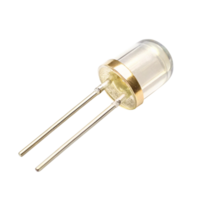 semiconductor diode with metallic pins, showcasing its design and functionality in electronic circuits png