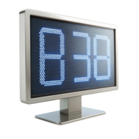 High resolution electronic display panel featuring bright numeric LEDs designed for modern technology applications png