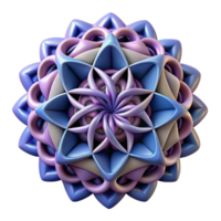 captivating art deco Hyper-specific, isolated cutout, concept art style, single, intricate fractal pattern, mathematically generated with Transparent Background high quality png