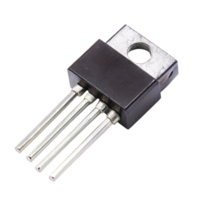 TO 220 transistor isolated on a clean background, perfect for illustrating electronics, components, and circuit design png