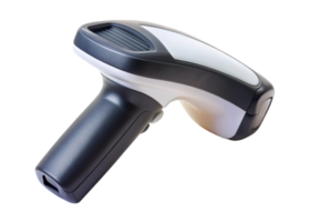 Compact and efficient barcode scanner showcasing advanced technology for fast and accurate scanning png