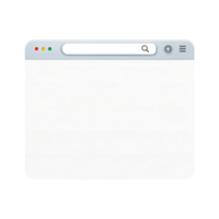 Simple blank web browser interface with new tab label, minimalist representation of internet browsing and online search png