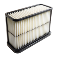 Rectangular automotive air filter on Transparent Background, essential for clean engine airflow and performance png