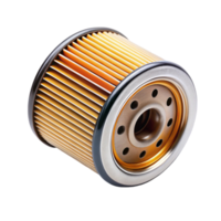 Close up of oil filter cartridge suitable for vehicle maintenance and smooth engine operation png