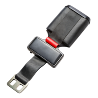 Close up of seatbelt component with buckle perfect for automotive interiors and safety equipment png