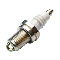 Modern spark plug component isolated for automotive use and engine parts replacement png