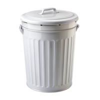 Simple and durable trash can with secure lid isolated suitable for home, office, or garden use png