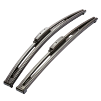 Close up of high performance wiper blades suitable for various vehicle models isolated on Transparent Background png