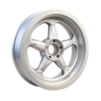 High quality alloy car rim isolated sleek design suitable for vehicle customization and performance enhancement png