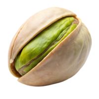 Vibrant pistachio kernel nestled in shell, isolated on plain Transparent Background, highlighting color and freshness png