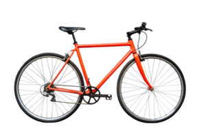 modern bicycle showcasing simplicity and sleek design for cycling and transportation png
