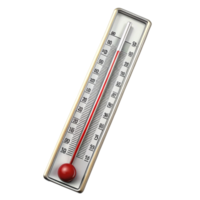 Accurate temperature measurement device displaying clear readings on a sleek, clean design png