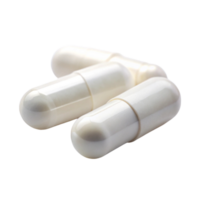 Close up of a smooth white suppository, highlighting its simple design for rectal or vaginal medication delivery png