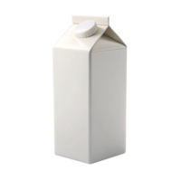 Simple and modern milk carton with cap, showcasing clean lines and minimalistic style, suitable for dairy packaging themes. png