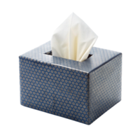 Elegant tissue box cover with refined design, enhancing both functionality and aesthetics in home decor png