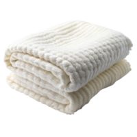 Luxurious plush blanket in a white textured design, ideal for keeping warm during winter nights and adding comfort png