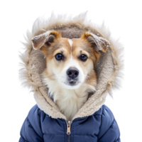 Cozy fur lined hooded winter coat, combining style and warmth, perfect for chilly days and snowy weather png