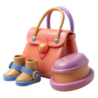 beautiful classic Unique AI Image Prompts for Fashion Accessories Isolateon Transparent Backgrounstudio quality png