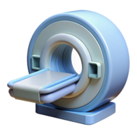 enchanting classic CT scanner, circular opening, complex mechanical details, render, soft lighting, isolateon transparent background,high-resolution product photography expertly shot png