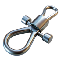 dynamic exquisite Hemostat, curvejaws, locking mechanism, metallic finish, render, dramatic lighting, top-down view, isolateon transparent background,high-resolution product photography flawless png