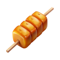 dramatic majestic Tofu kebab skewer, marinateangrilled, crispy edges, dramatic lighting, detaileillustration, isolateon transparent background,high-resolution product photography elite png