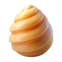 dreamy dazzling Shark egg case, spiral shape, translucent, studio lighting, front view, isolateon transparent background,high-resolution product photography ultra HD png