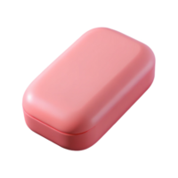 stunning contemporary A single, unuseeraser, pink rubber, soft lighting, front view, isolateon transparent background,high-resolution product photography ultra HD png