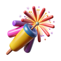 glorious memorable Grounspinner firework rotating, colorful sparks, top-down view, isolateon transparent background,high-resolution product photography png