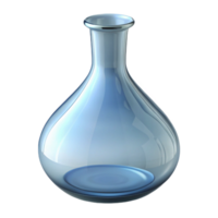 distinctive nordic Buvase, clear glass, delicate shape, studio lighting, side view, isolateon transparent background,high-resolution product photography elite png