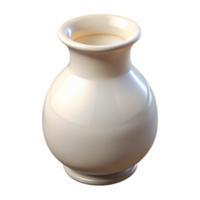 beautiful distinguisheMilk glass vase, vintage style, soft lighting, isolateon transparent background,high-resolution product photography png