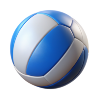 betoverend kenmerkend volleybal, wit eenblauw panelen, textuuroppervlak, studio verlichting, minimalistische stijl, isolatie transparant achtergrond, hoge resolutie Product fotografie png
