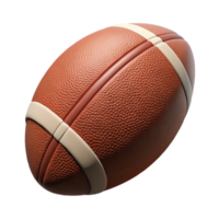 mysterious splendiRugby ball, brown leather, texturesurface, studio lighting, front view, minimalist style, isolateon transparent background,high-resolution product photography expertly shot png