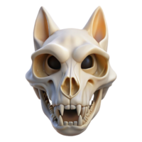 unparalleleabstract Wolf skull, intricate details, bone texture, soft lighting, front view, photorealistic, isolateon transparent background,high-resolution product photography high resolution png