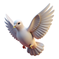 extraordinary gothic Dove taking flight, wings partially extended, dynamic pose, soft lighting, isolateon transparent background,high-resolution product photography studio quality png