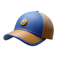 dynamic vibrant Baseball cap with embroiderelogo, cotton fabric, studio lighting, front view, with transparent background,high-resolution product photography 8K png