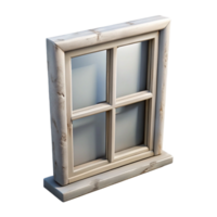 magnificent organic Rectangular window frame, white paintewood, ageancrackepaint, soft lighting, isolateon transparent background,high-resolution product photography original png