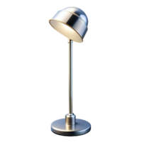 stunning dreamy vintage Floor lamp, modern design, chrome finish, white shade, studio lighting, isolateon transparent background,high-resolution product photography high resolution png