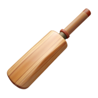 splendigeometric Wooden cricket bat, oilefinish, texturegrip, soft lighting, side view, studio photography, isolateon transparent background,high-resolution product photography authentic png