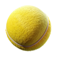 rare rustic Bright yellow tennis ball, fuzzy texture, slightly worn, studio lighting, front view, studio photography, isolateon transparent background,high-resolution product photography elite png