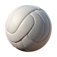 prachtig elegant wit volleybal, textuuroppervlak, zacht verlichting, voorkant visie, studio fotografie, isolatie transparant achtergrond, hoge resolutie Product fotografie topklasse png