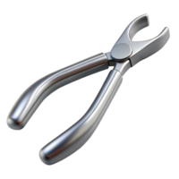 majestic artistic Forceps, stainless steel, toothetips, studio lighting, top-down view, isolateon transparent background,high-resolution product photography 8K png