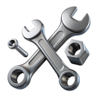 hypnotic mysterious abstract Wrench set with various sizes anchrome finish, studio lighting, top-down view, detaileillustration, with transparent background,high-resolution product photography refined png