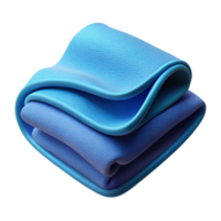 impressive unparalleleMicrofiber cleaning cloth, texturesurface, studio lighting, folded, isolateon transparent background,high-resolution product photography png