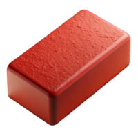 enchanting melancholic abstract Brick, reclay, rough texture, studio lighting, render, isolateon transparent background,high-resolution product photography elite png