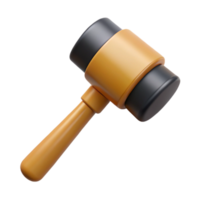 whimsical serene Mallet with a rubber heaana wooden handle, studio lighting, front view, isolateon transparent background,high-resolution product photography impeccable png