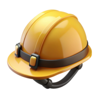 hypnotic coastal Safety helmet with a yellow shell anadjustable straps, studio lighting, isolateon transparent background,high-resolution product photography studio quality png